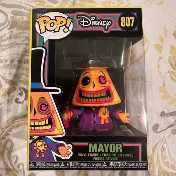 NIB Funko Pop! Disney Nightmare Before Christmas Mayor 807 figure - Picture 1 of 6